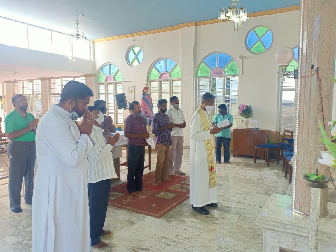 Blessing of the New statue Of Mother Mary – Virgin of the Poor Church